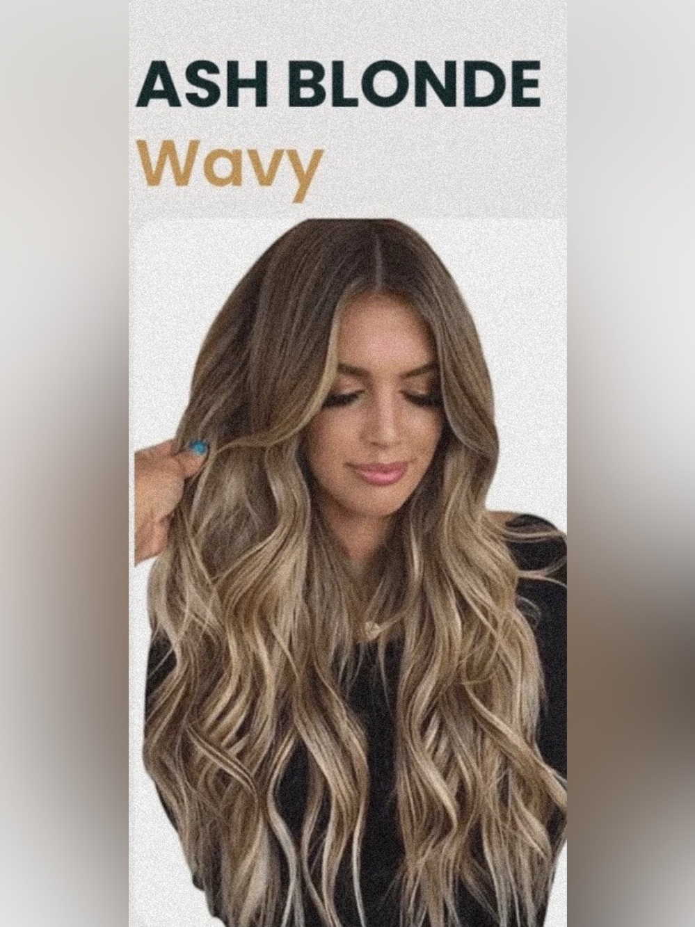 ThatHair Halo Wavy Hair Extensions in Ash Blonde 24” NWT NIB